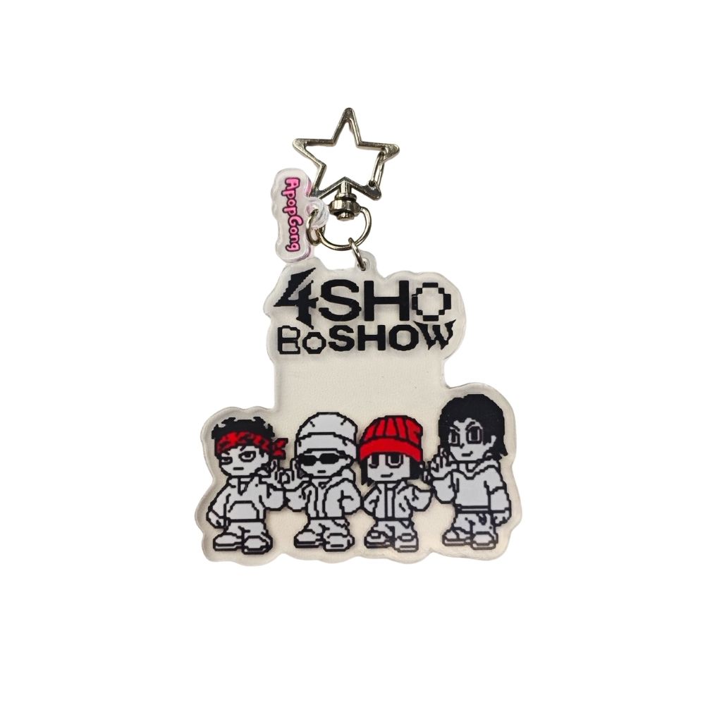 LNGSHOT × ApopGong 4SHO BOSHOW Пиксельный акриловый брелок