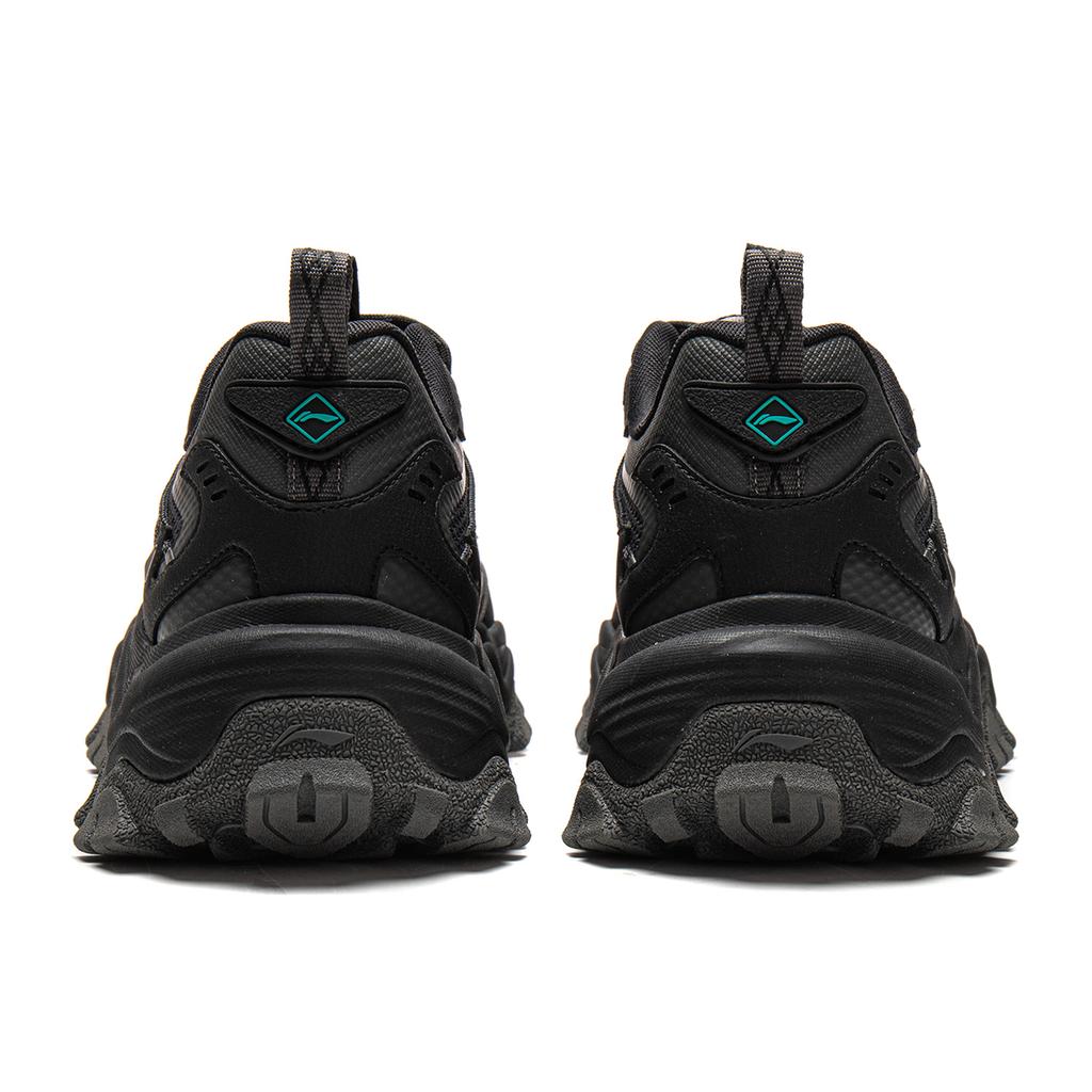 Li Ning Joyful Journey Classic And Versatile Abrasion Resistant Height Increasing Low top Chunky Sneakers Men's AGLW007-2