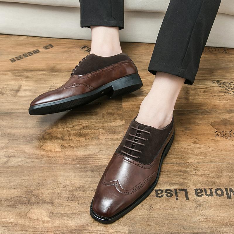 Fashion Leather Shoes Formal Personality Design Tenis Men De Hombre Moccasins Tenis Caballero Designer sneakers Fashion Dress