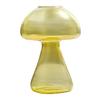 New Transparent Mushroom Shaped Glass Vase Aromatherapy Bottle Creative Home Hydroponic Flower Table Simple Decoration