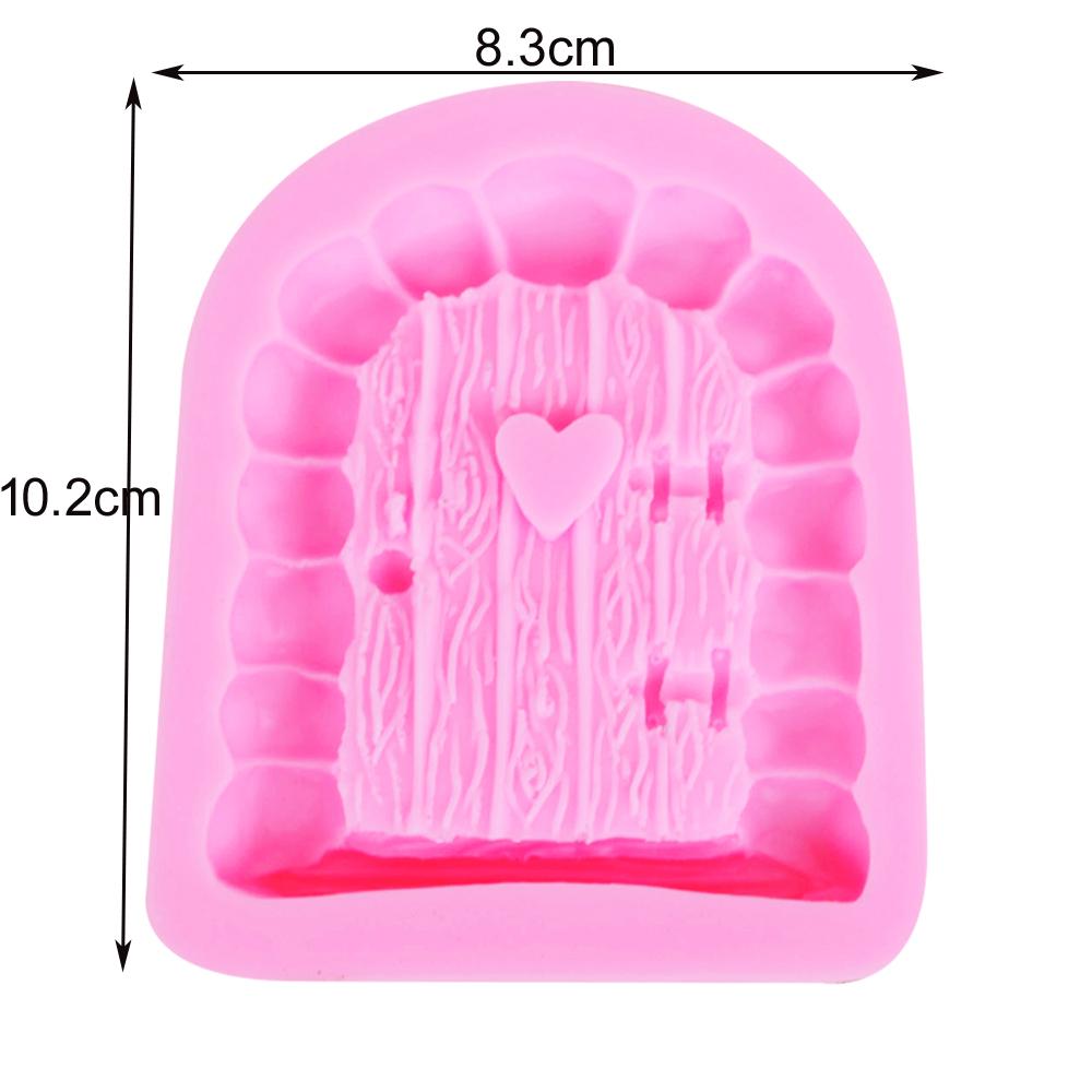 3D Eventyr Blomsterhus Sopp Snegle Kake Silikonform Fondant Sjokolade Godteri Sukker Gumpaste Dekorering Bakeverktøy C173