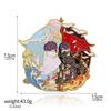 Anime Love and Deepspace Rafayel Brooche Cosplay Props Rotatable Matching Pin Badge Couple Lapel Men Women Backpack Jewelry