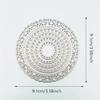 Round Heart Metal Die Cut, DIY Scrapbooking Embossing Stencil, Handmade Greeting Card Making Metal Cutting Dies, Gift Card Making Tools