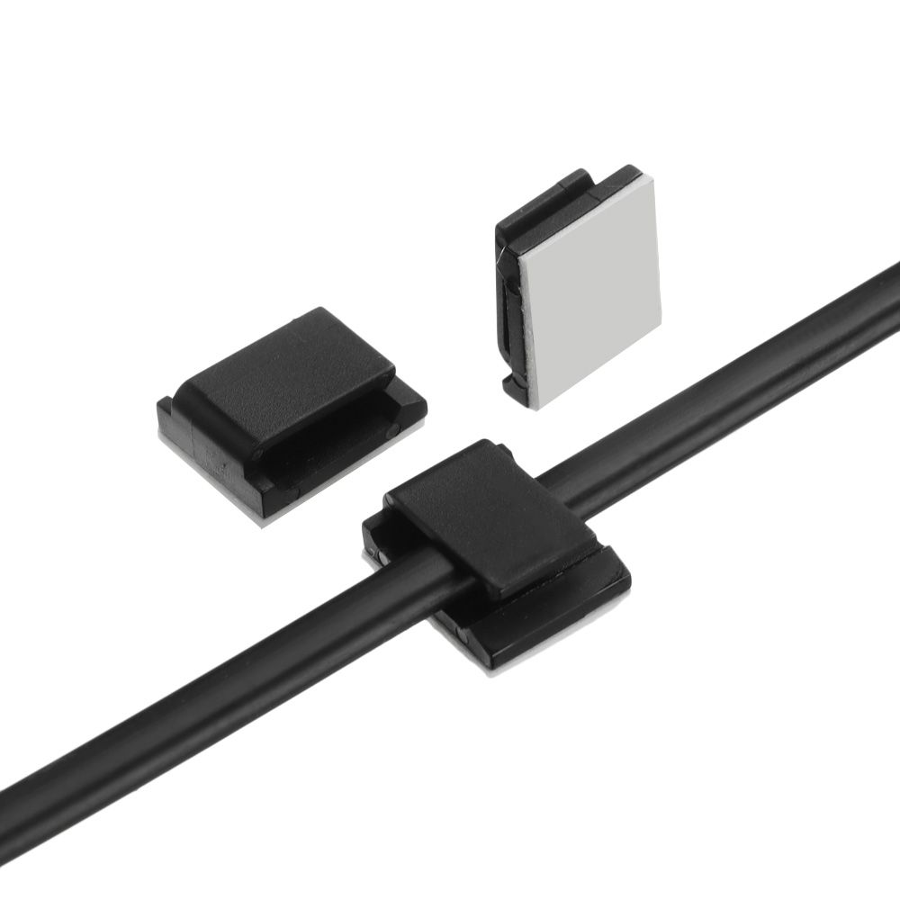 10Pcs Car Wire Clip Cord Management Wire Holder Organizer Self-adhesive Cable Clips Wire Tie Cable Clamp
