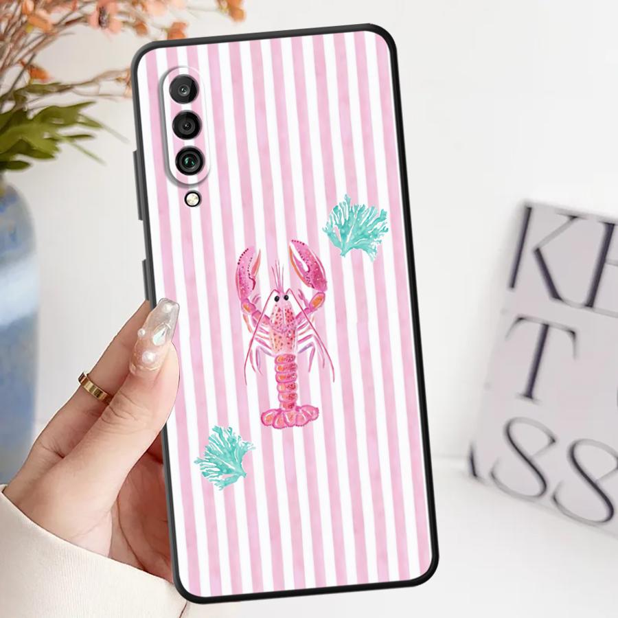 

Soft Shell Case for Huawei P20 P40 Lite P30 P20 Pro P20 Lite 2018 P Smart 2019 Marine Animals Huawei P smart 2019