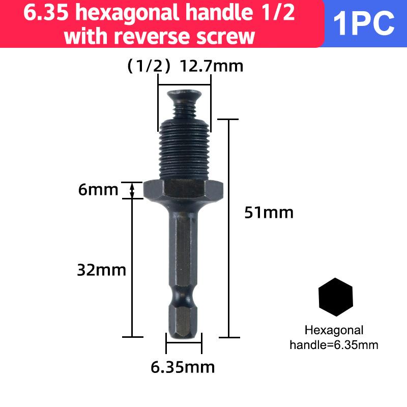 Bohrfutter Schnellwechseladapter 1/2 3/8 Gewinde Schlagschrauber Umbau Sds-Plus Sechskantaufnahme Vierkant Weiblicher Adapter