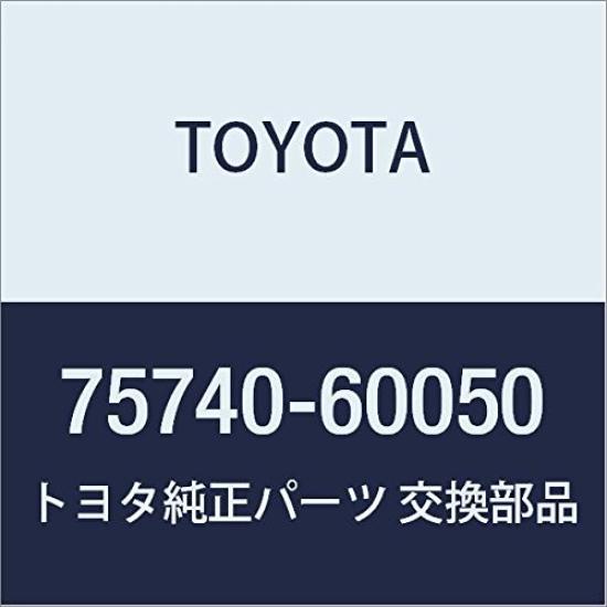 TOYOTA Genuine MOULDING ASSY RR DOOR BELT LH Number Part (Part 75740-60050)