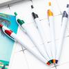 Plastic Ballpoint Pen with Pen Clip Signing Pen Office Signature Pen