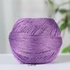 Soft Lace Yarn Bundle Solid Color Crochet Thread Yarn Premium Mercerized Yarn  for DIY Knit