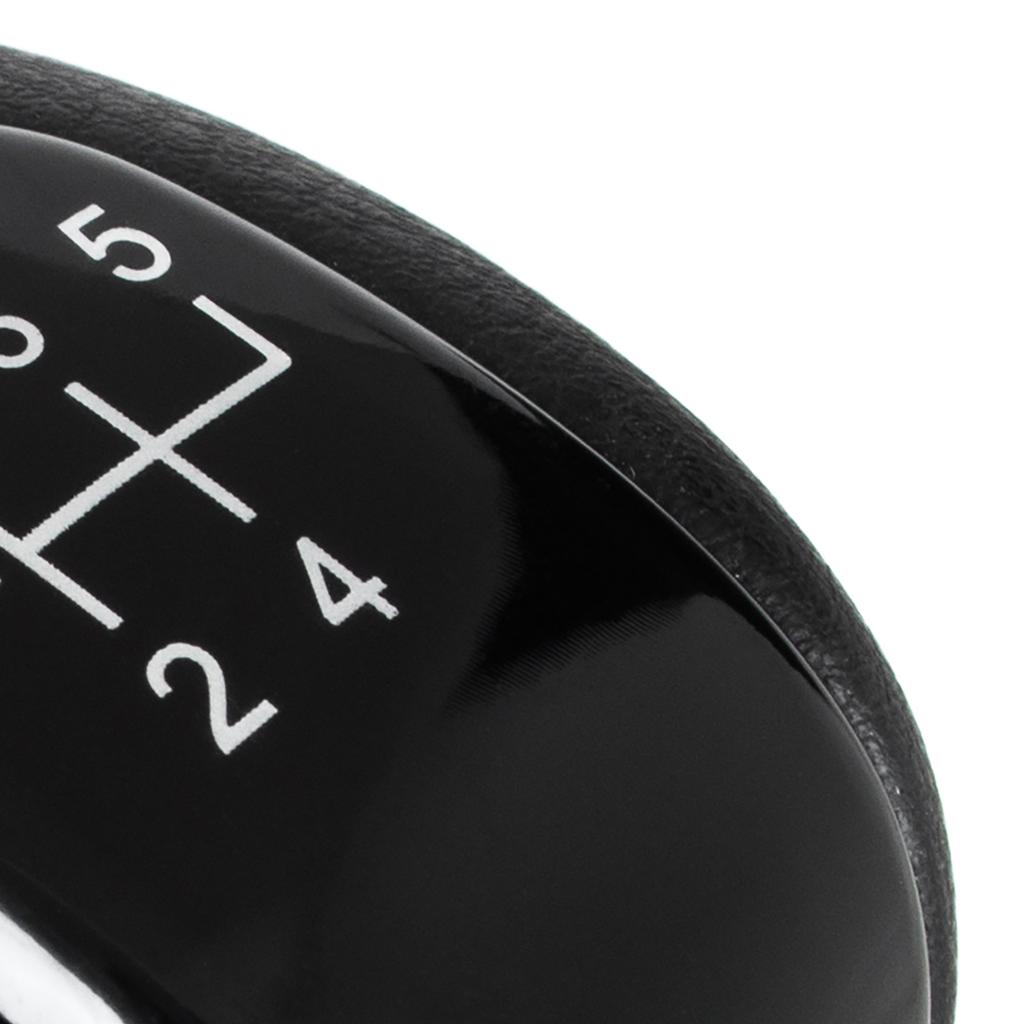 Chevrolet Aveo 09-13 BLACK ECO LEATHER 5 SPEED Gear Shift Knob