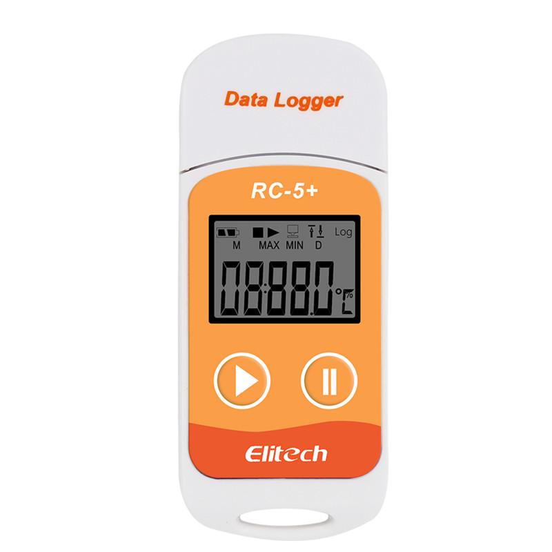 

RC-5+ Temperature Data Logger PDF Report USB Data Recorder Temp Datalogger Upgrade for Refrigeration Cold Chain Transport Labs