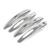 Carbon Fiber Pattern Door Handle & Bowl Decoration for Peugeot 4008/5008 - Gloss Black