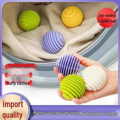 Soft Gel Laundry Balls: Stain Remover & Anti-Tangle Gadget for Front Load Washers