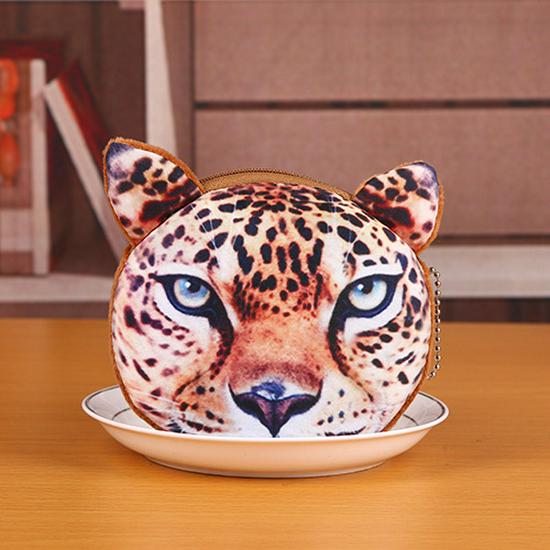 

Cartoon Kitten Coin Purse & Key Holder Gift Set