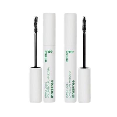 Simple Label Mascara 7.5g | Hypoallergenic Eye Makeup with Long & Curl / Volume & Curl Options