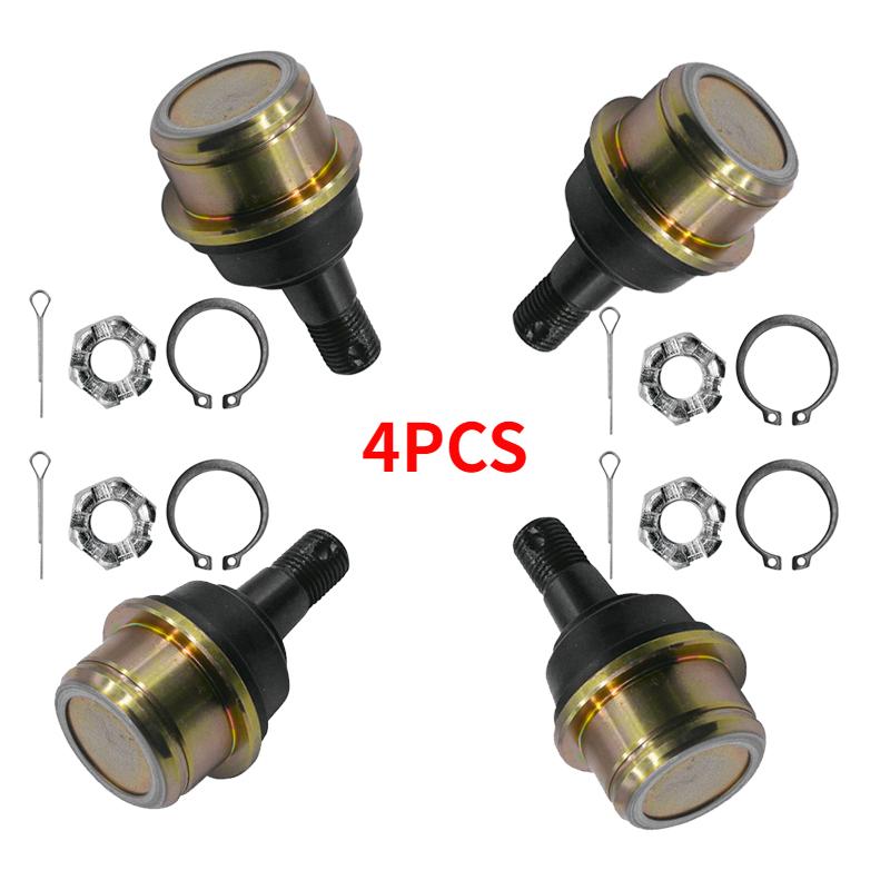 4Pcs Ball Joints For  Honda TRX300FW Fourtrax 300 4X4 1988-2000 Upper Lower Ball Joint TRX 300FW Foreman Rancher 400 450 Ball Joint TRX300FW