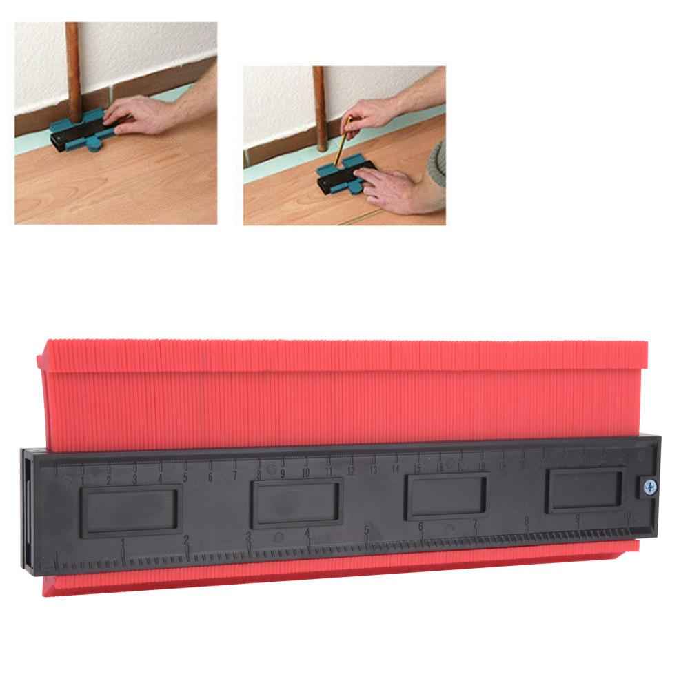 ABS Plastic Contour Copy Gauge Irregular Shape Measuring Duplication Woodworking Tool