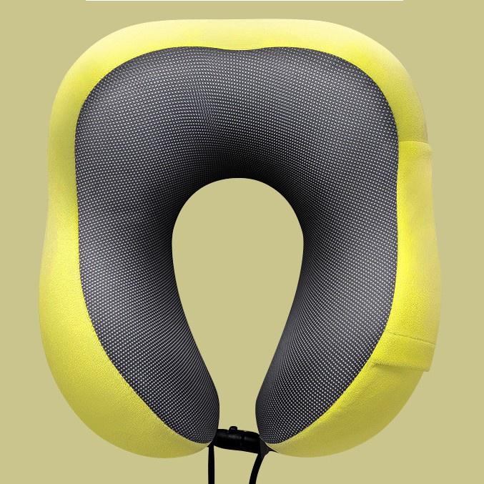 Travel Pillow Memory Foam U Shaped Neck Ergonomic Flight Pillow, Comfortable Head Cushion Support for Airplane, Train, Car.