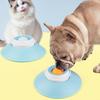 Tigela de Lamber para Animais de Estimação Alimentador de Petiscos Líquidos para Cães Brinquedo de Lamber com Ventosa Alimentador Lento Divertido com Bola Giratória Tigela de Lamber Antiderrapante para Cães Gatos Enriquecimento