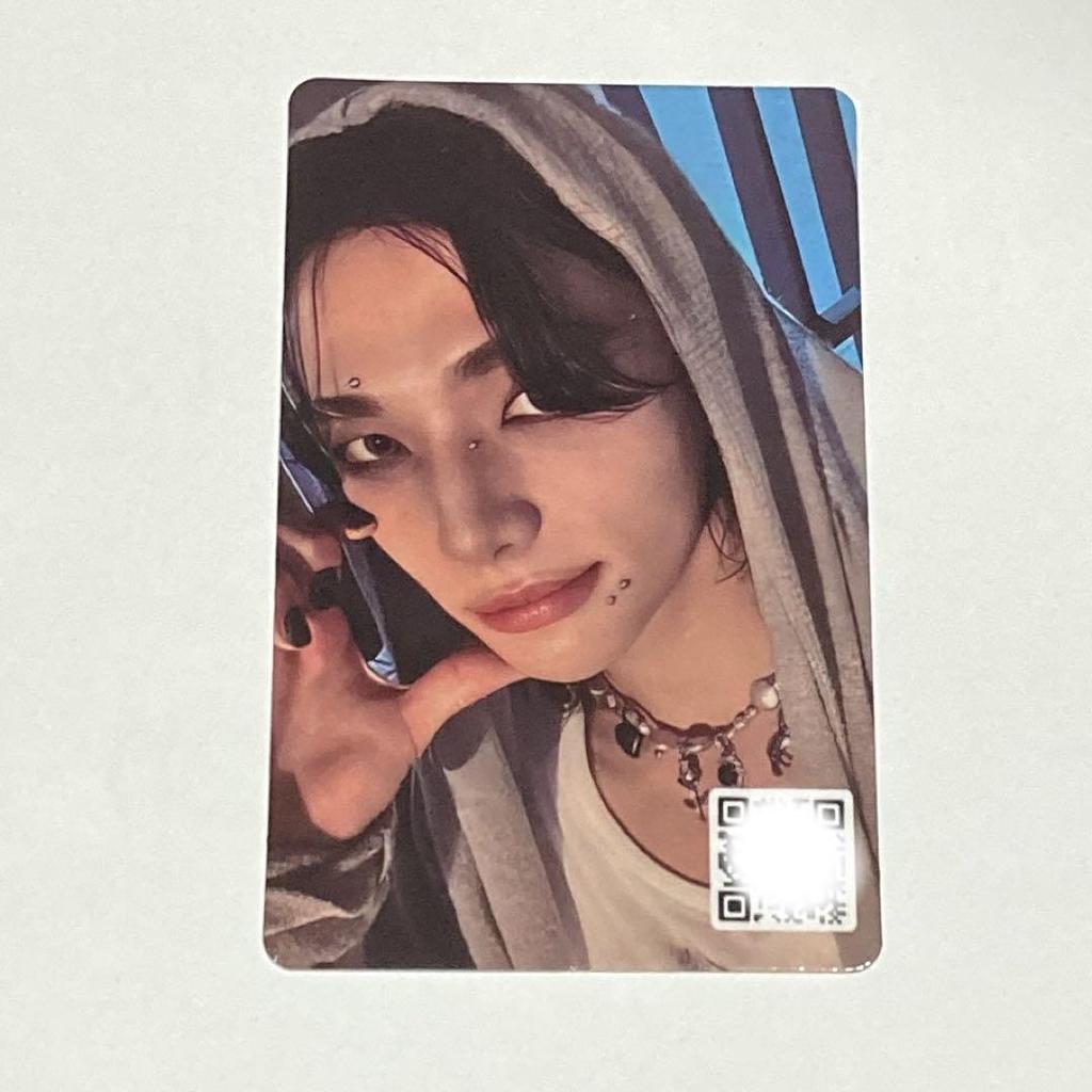 [USED] Stray Kids Hyunjin HOP Pop-Up Trading Card QR