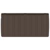 Storage Box Brown 117 X 45.5 X 57.5 Cm 270 L
