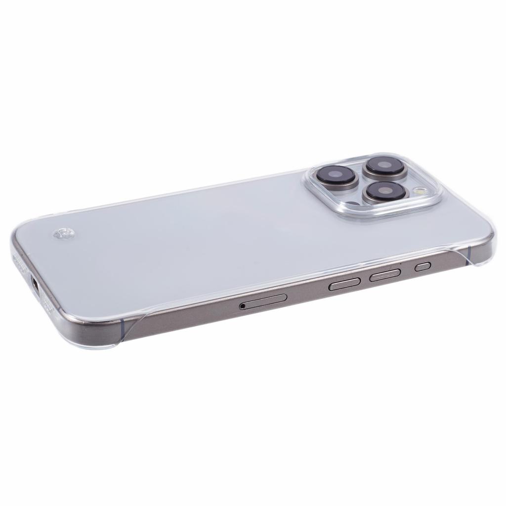 For iPhone 15 Pro Max Case Clear Back Design Hard PC Frameless Phone Cover
