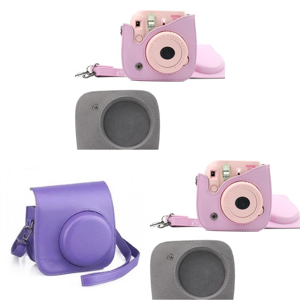 Fujifilm Instax Mini 8 9 Camera Carrying Bag With Soft Microfiber Interior And Adjustable Shoulder Strap