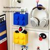 Building block magnetic attraction storage box Magnetic wall mounted kitchen decoration cling film storage box refrigerator side storage rack