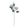 Artificial Rose with Green Leaves 3 Head Realistic Long Stem Fake Flower Home Wedding Party Faux Flower Decoration Valentine's Day Gift