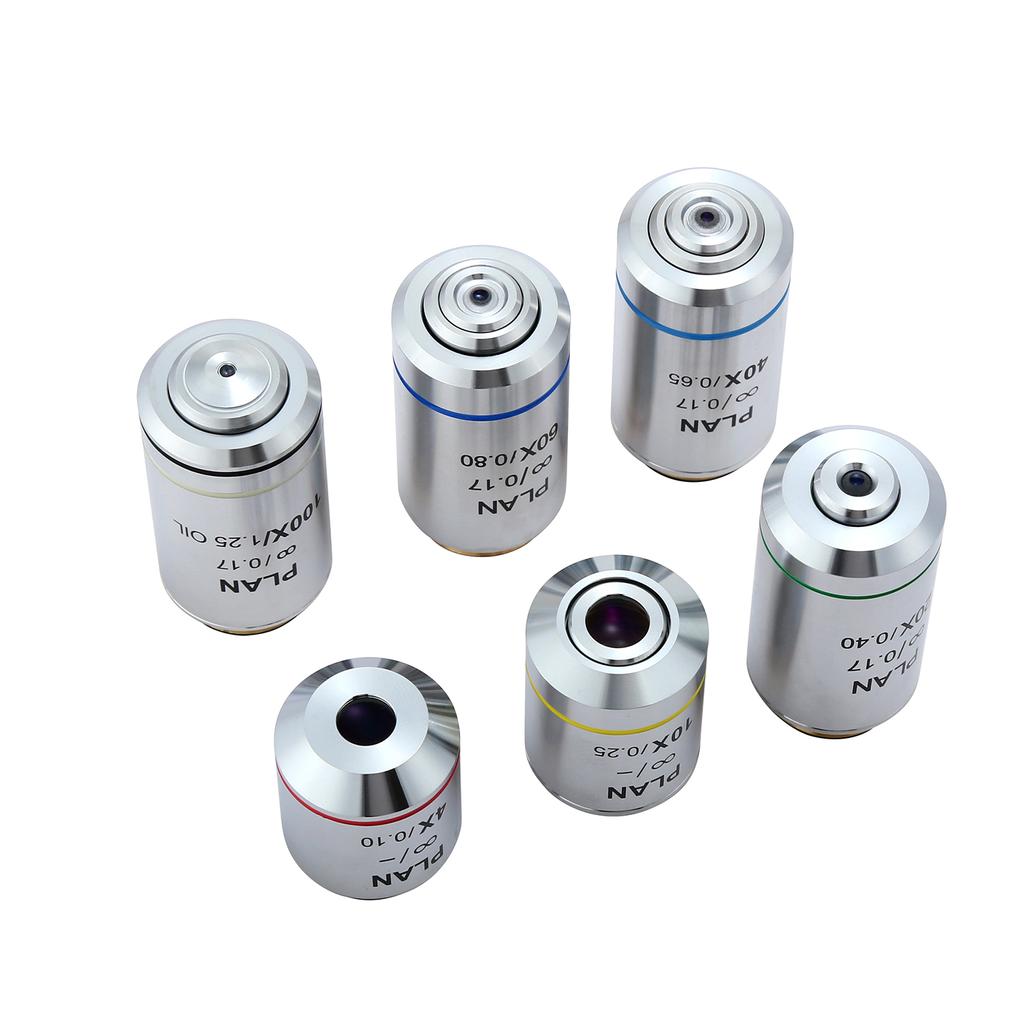 Microscope Objective Lens Laboratory Outdoor Replacements Tool 195 Achromatic 20.2mm Biological Microscope Parts