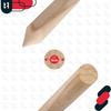 KOTARBAU® Geodetic Beech Wooden Stakes Support for Tomatoes, Vegetables, Trees, 40 CM, Set of 5