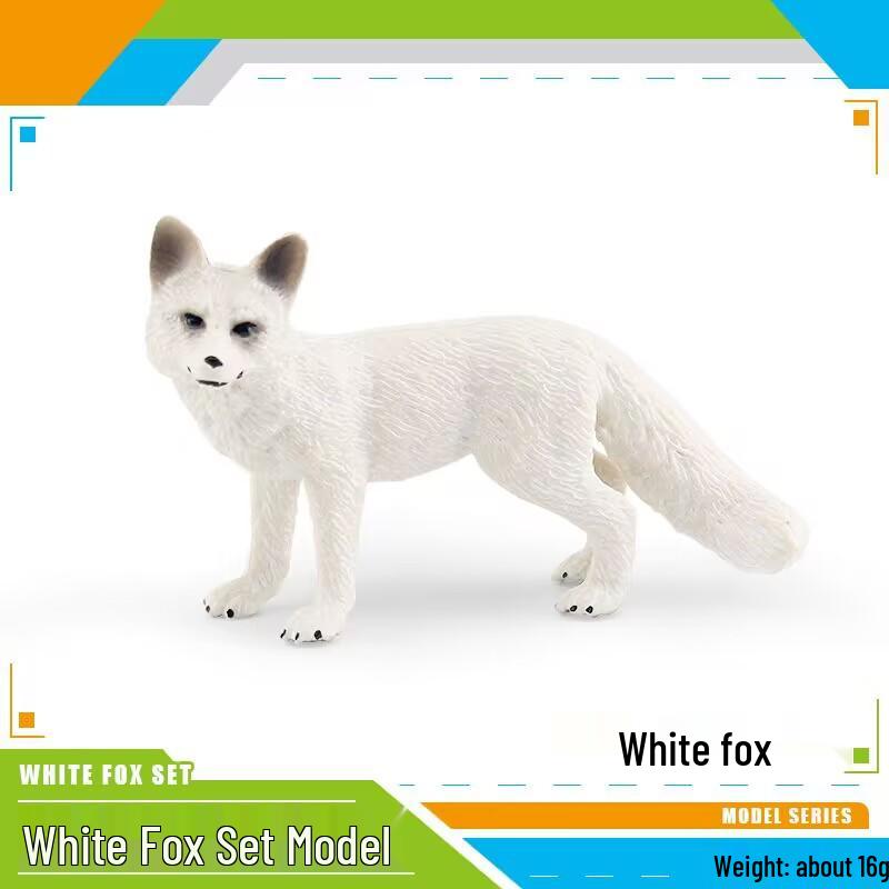 Realistic Arctic Animal Models: Polar Bear, Arctic Fox, Seal, Walrus, Whale