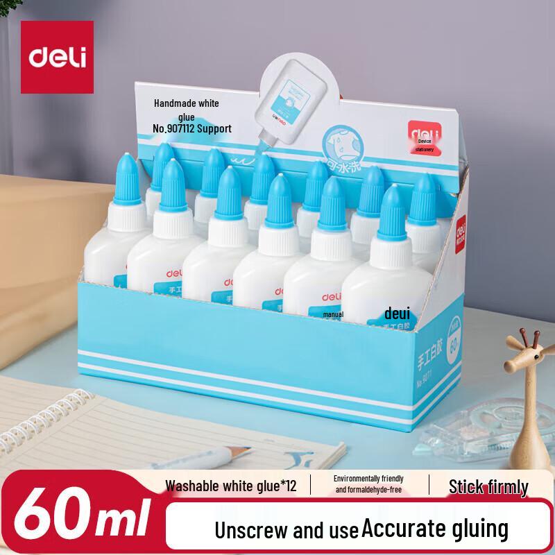 Deli 9071 60ml Liquid White Craft Glue