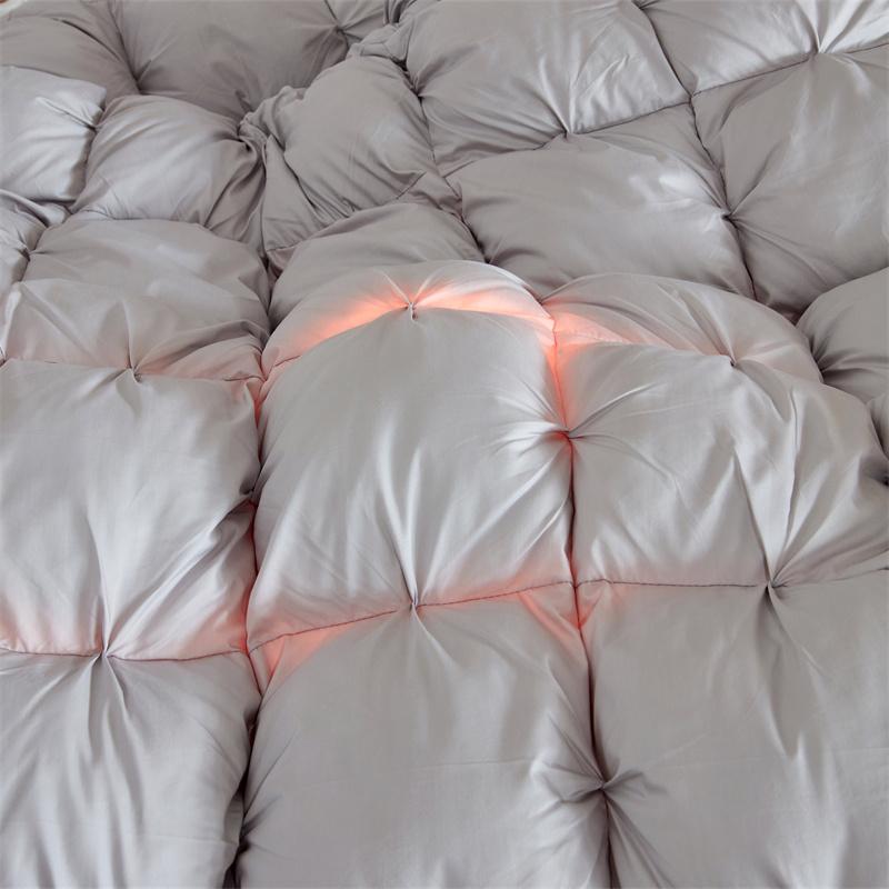 High-quality 100% White Goose Down Duvet Winter Comfortable Warmth Comforter King Keep Warm Anti-drilling Goose Down Quilt Queen