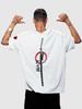 Thick Oversized T-Shirt with Busido Sword Print