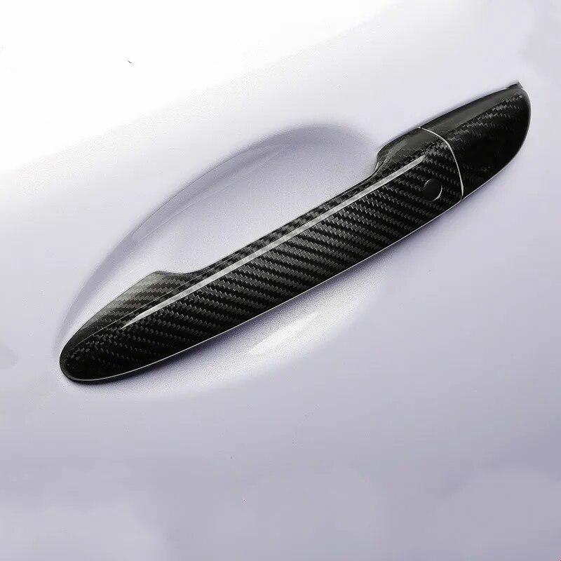 Right Hand Drive For Mazda 2 2008- Mazda 3 2010- Mazda 6 2007 -  Carbon Fiber Car Door Handle Cover Car Accessories