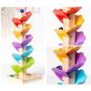 Assembling Building Blocks Mulitcolor Leaves Ball Inverted Beads Game Assembly Model Kindergarten Music Rainbow Tree Educational