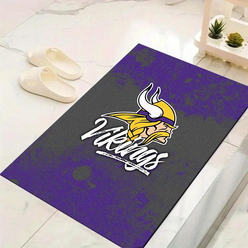 Minnesota Vikings Carpet Rug for Living Room Bedroom Home Sofa Decoration, Kids Play Non-slip Floor Mat
