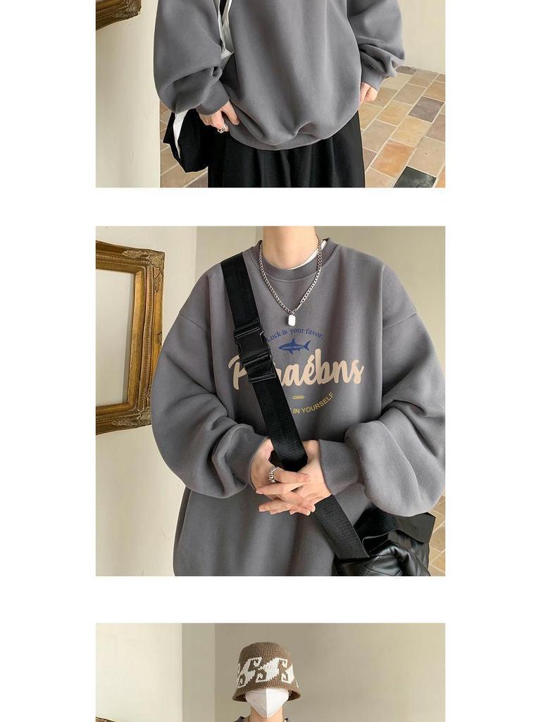 Herren Bordeauxfarbener Oversize Hoodie, Ohne Kapuze, Schwere Jacke für Winter & Frühling 2024 - Trendige Amerikanische Marke