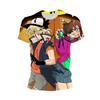 3D Print T-shirts Anime Manga Dandadan Men Women Round Neck Short Sleeve T Shirt Fashion Harajuku Kid Top Oversized Man Clothing