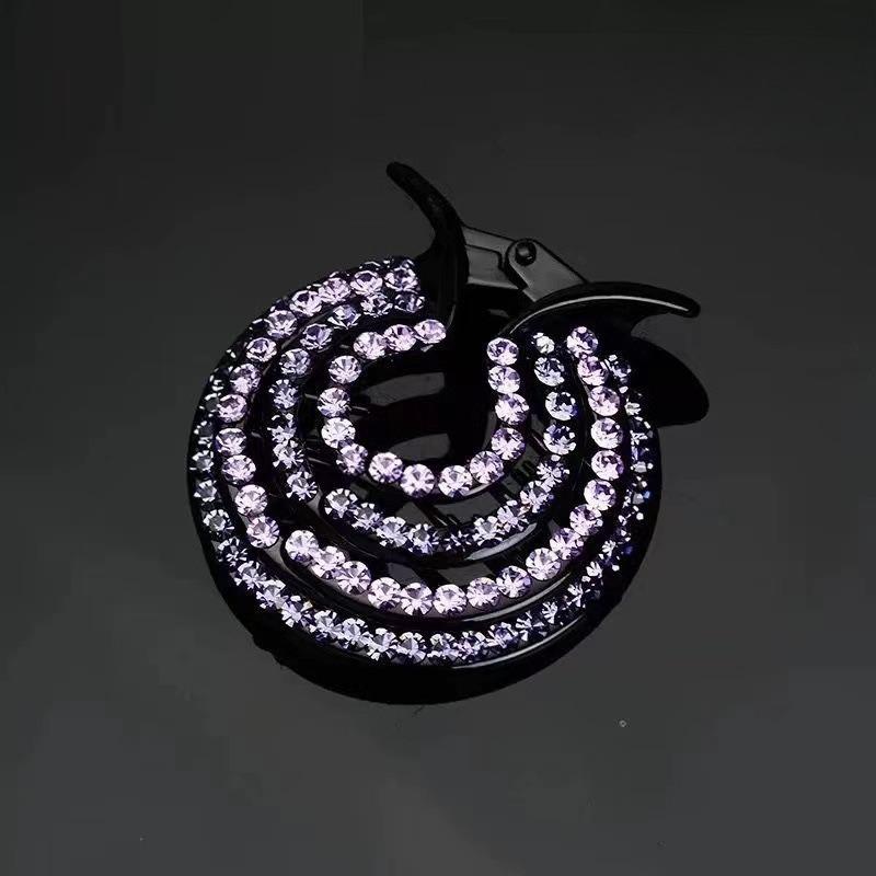 Half-up Hairstyle with Hair Clips and Clasps, Personalized Hair Clips, Adult Top Hair Clip Headpiece, Simple Updo Ponytail