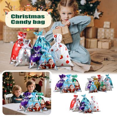Christmas Arrival Calendar Gift Bag,Reusable Polyester Bags