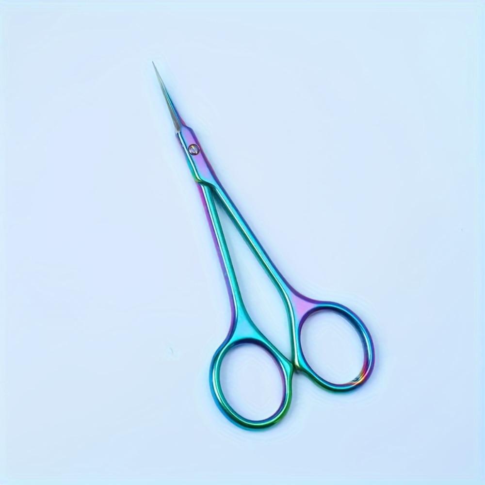 Präzisions-Nagelhautschere aus Edelstahl – Beidhändig bedienbarer 1er-Pack Nagelknipser mit gebogener Spitze, rutschfestem Griff für professionelle Maniküre und Pediküre