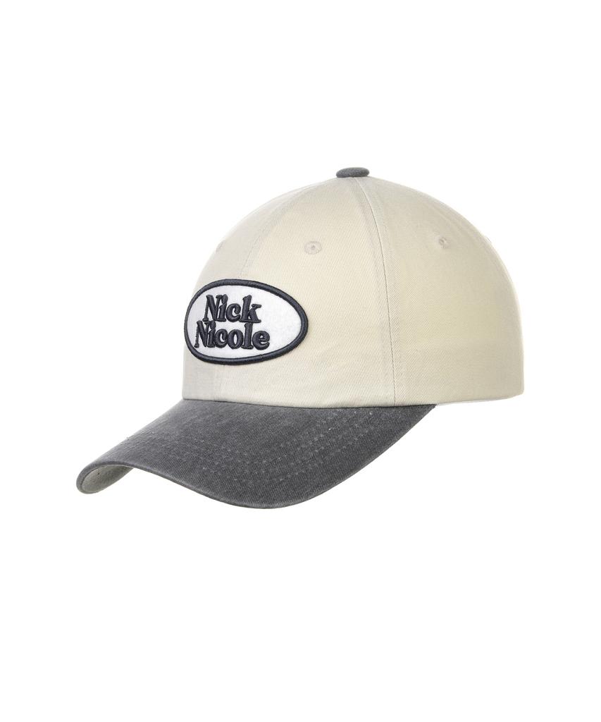 Nigaennikol Oval Wappen Ball Cap_Twotone Charcoal