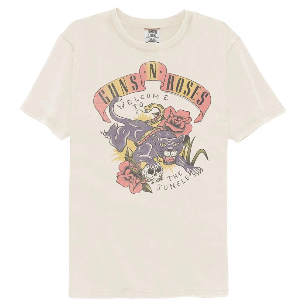 Guns N Roses Tatoo Black Panther Welcome To The Jungle Men s T Shirt Rock Merch 2XL