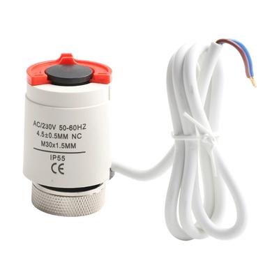 1 szt. 230V Elektryczny Siłownik do Wodnego Ogrzewania Podłogowego Stała Kontrola Temperatury M30*1.5 Do Grzejników Ogrzewania Podłogowego