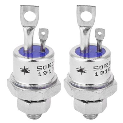 2 Stück Siliziumgesteuerter Gleichrichter Schraubtyp Thyristor 50RIA120 SCR für Motorsteuerung