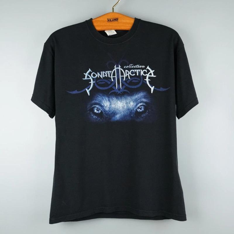 Vintage 2000s Sonata Arctica tshirt Unisex Clothing Graphic T Shirts