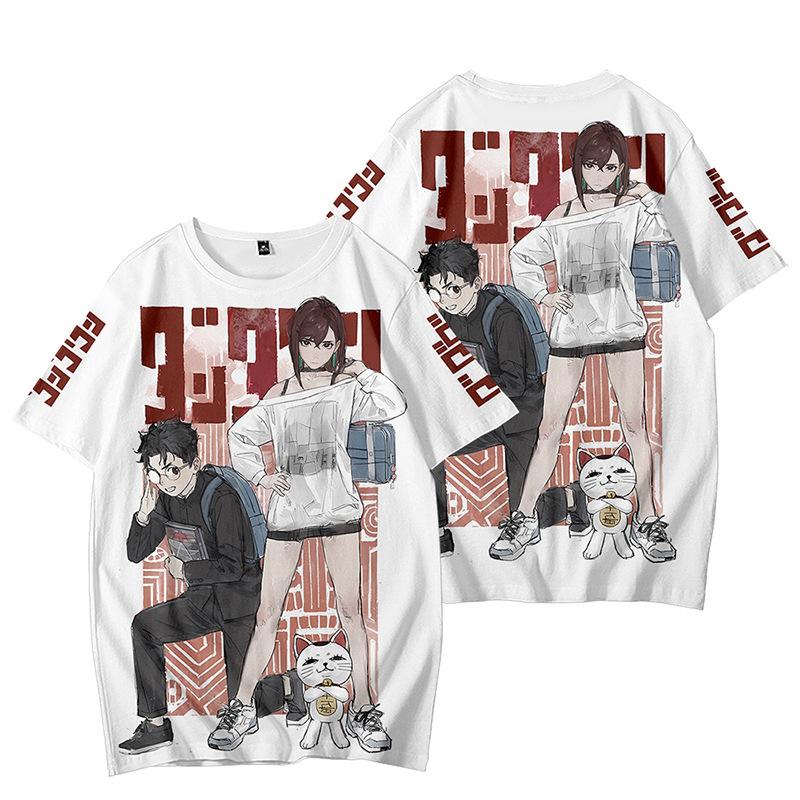 

Creative Fashionable 3D Japanese Anime Supernatural Armed Peripheral Print Men Women Comfortable Loose Daily Round Neck Short Sleeved T-shirt 6XL