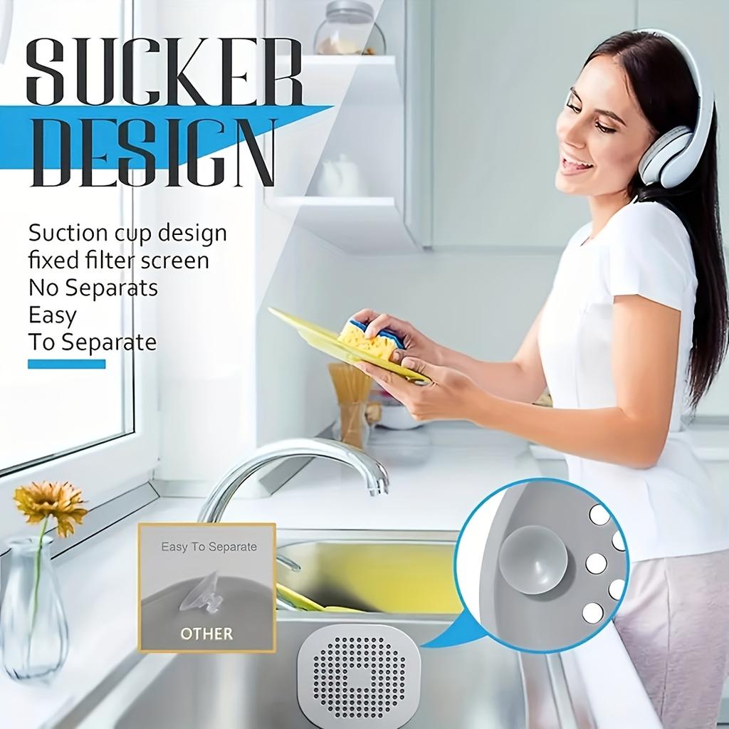 2-teilig/3-teilig/4-teilig/5-teilig Haarfänger, Spülen-Verstopfungsschutzfilter, Badewannen-Duschbodenablauf-Stöpsel, Silikon-Küchen-Deo-Stöpsel, Badezimmerwerkzeuge